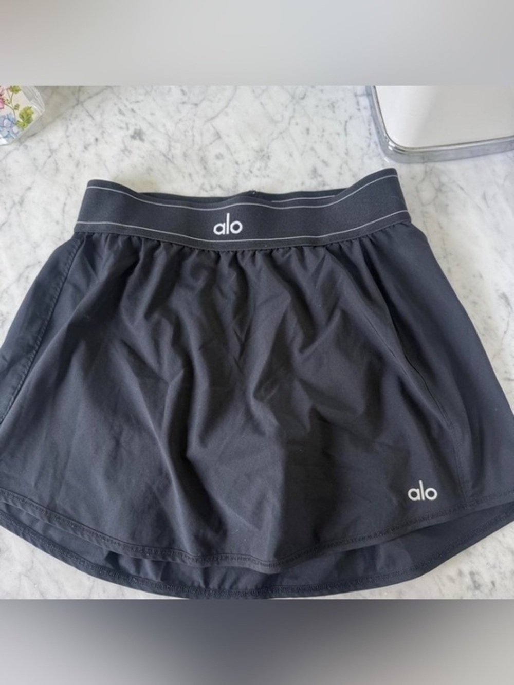 ALO Yoga Black Mini Skirt
